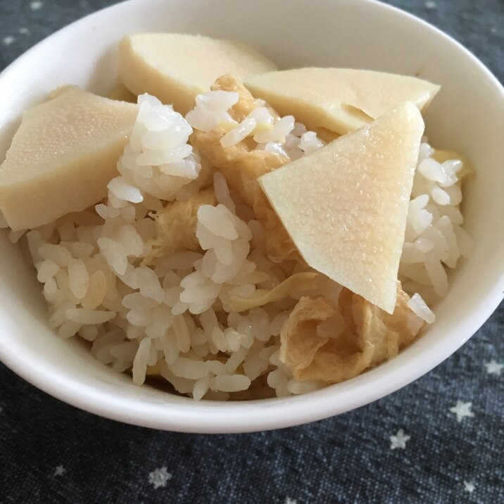 今が旬！！白だしで簡単たけのこご飯